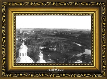 Вид на восточную часть города Кашина с колокольни Воскресенского собора. Фотограф: В.А. Колотильщиков.