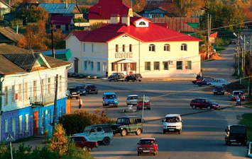Вид посёлка Кесова Гора
